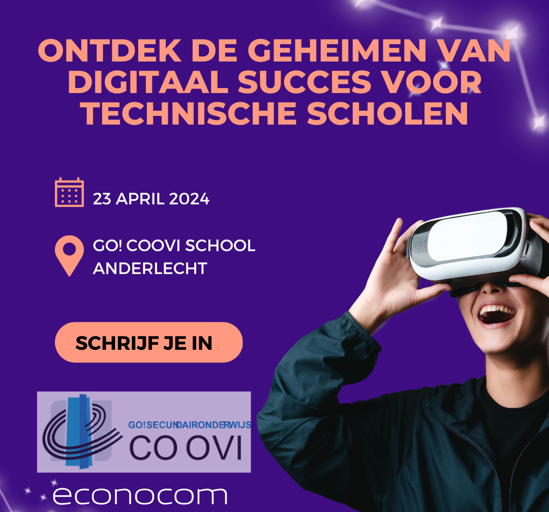 Digital School Today Aan De Go! Coovi School In Anderlecht – 23 April 2024